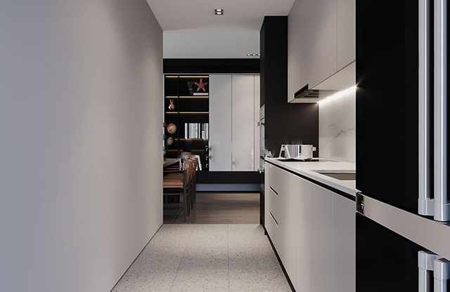 Thiết kế căn hộ chung cư 105m2 theo phong cách hiện đại ở Gamuda