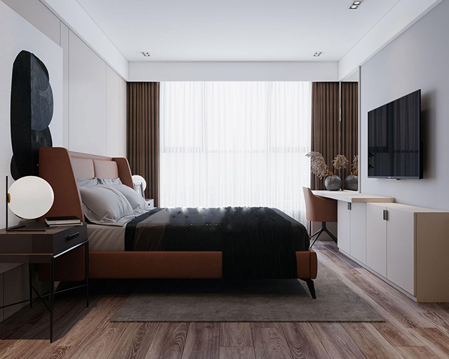 Thiết kế căn hộ chung cư 105m2 theo phong cách hiện đại ở Gamuda