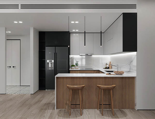 Thiết kế chung cư Thanh Xuân mang phong cách hiện đại với diện tích 81.99m2