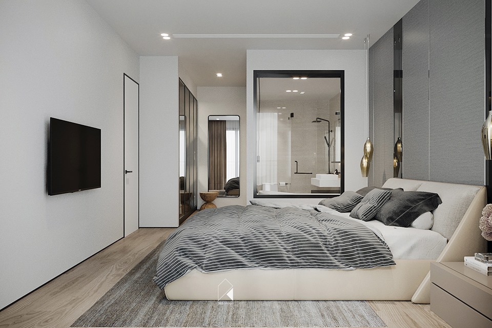 Thiết kế chung cư Thanh Xuân mang phong cách hiện đại với diện tích 81.99m2