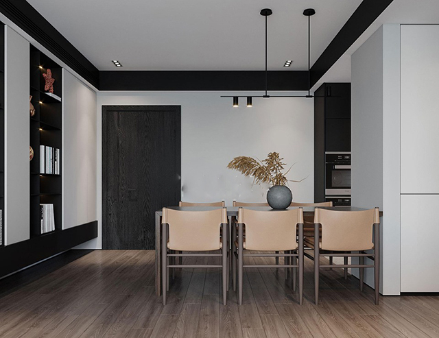 Thiết kế căn hộ chung cư 105m2 theo phong cách hiện đại ở Gamuda