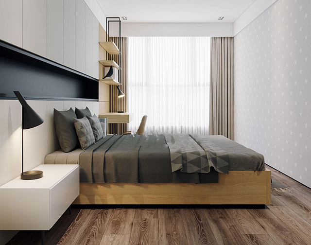 Thiết kế căn hộ chung cư 105m2 theo phong cách hiện đại ở Gamuda