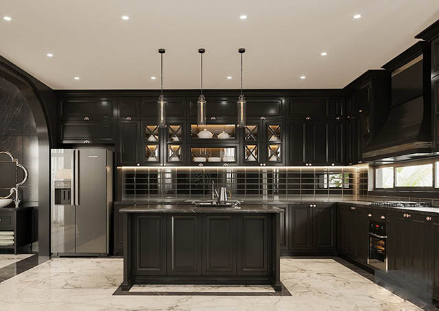 Thiết kế biệt thự An Lạc Green Symphony hai tầng mang phong cách thiết kế tân cổ điển