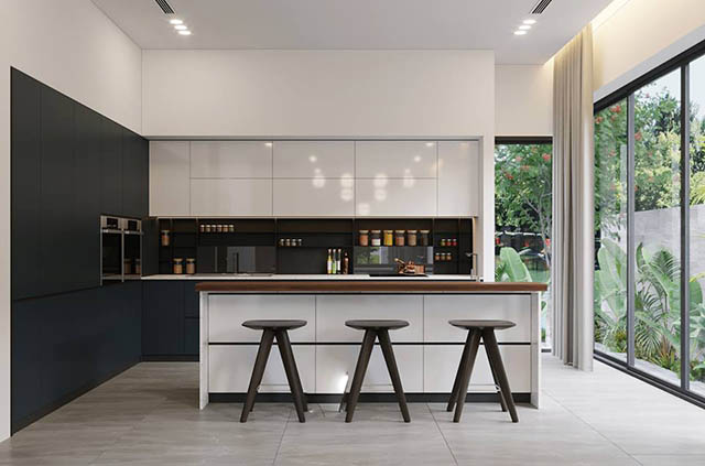 Thiết kế nhà liền kề Nguyễn Xiển mang phong cách thiết kế hiện đại 83.94m2