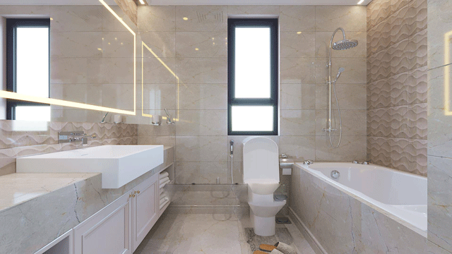 Thiết kế nhà biệt thự mang phong cách cổ điển, với hướng nhà đông nam, tại Thanh Xuân