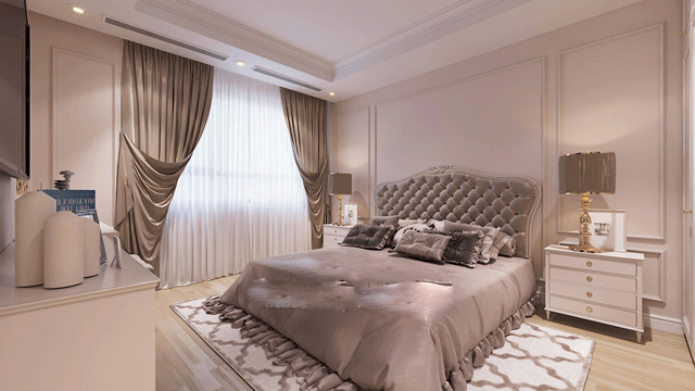 Thiết kế nhà biệt thự mang phong cách cổ điển, với hướng nhà đông nam, tại Thanh Xuân