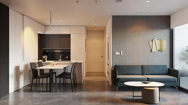 Dự án Thiết kế chung cư Nguyễn Xiển mang phong cách thiết kế hiện đại 71.02m2