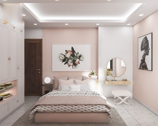 Thiết kế nội thất biệt thự 58m2 theo phong cách hiện đại ở Dương Nội