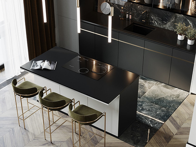 Thiết kế nội thất chung cư hiện đại 80.2m2 ở Hoàng Mai