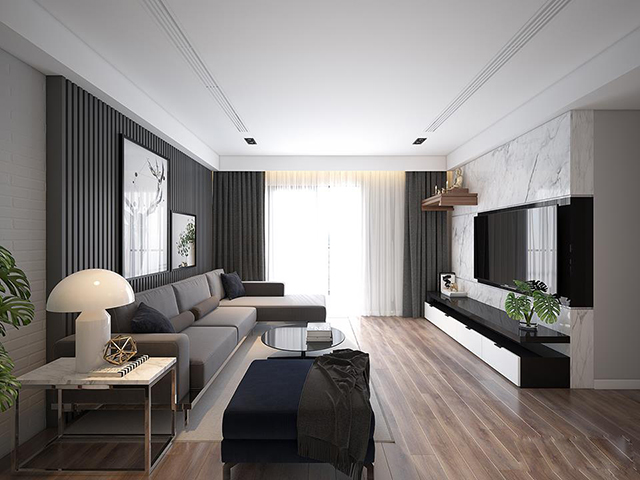 Thiết kế nội thất căn hộ chung cư Gamuda 120m2 theo phong cách hiện đại
