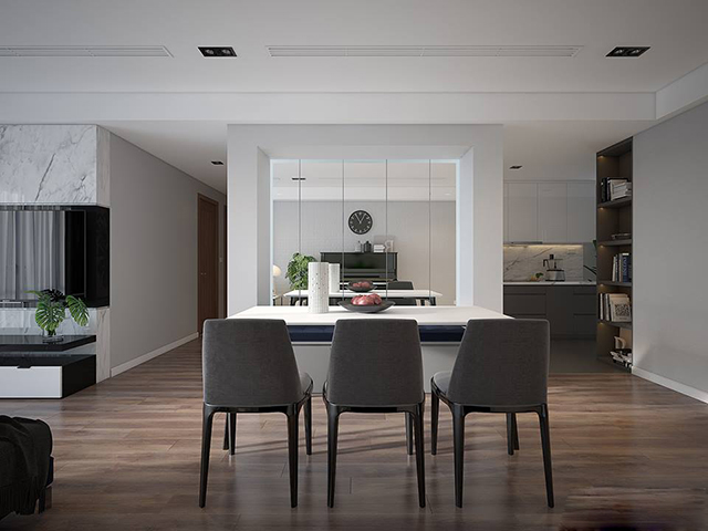 Thiết kế nội thất căn hộ chung cư Gamuda 120m2 theo phong cách hiện đại
