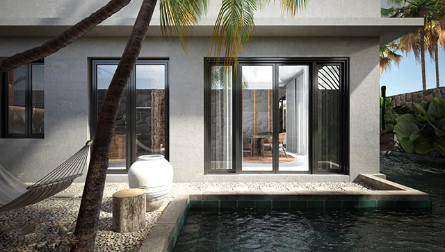 Thiết kế nội thất biệt thự 2 tầng ở Nam An Khánh teo phong cách Tropical