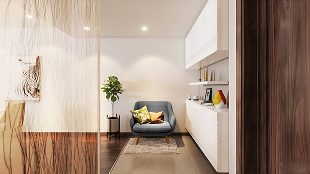 Thiết kế chung cư Thanh Xuân mang phong cách tân cổ điển 117.58m2