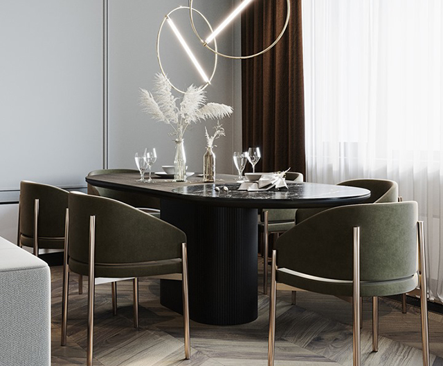 Thiết kế nội thất chung cư hiện đại 80.2m2 ở Hoàng Mai