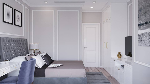 Thiết kế nội thất chung cư Gamuda 2 phòng ngủ 84m2