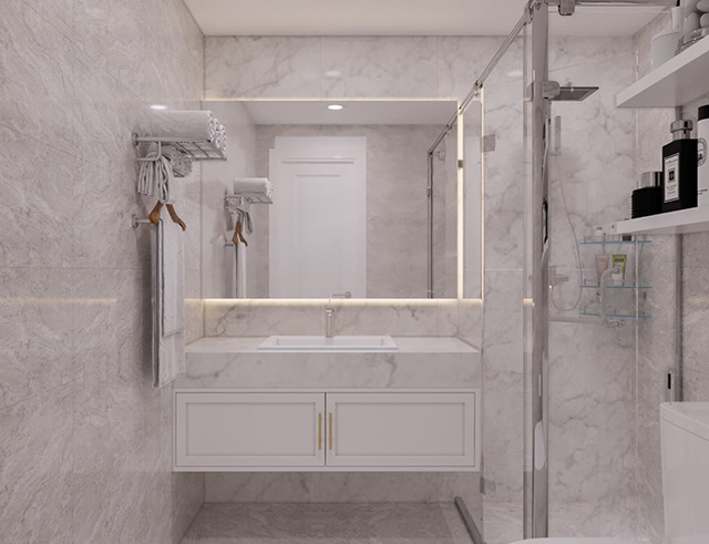 Thiết kế nội thất chung cư Gamuda 2 phòng ngủ 84m2