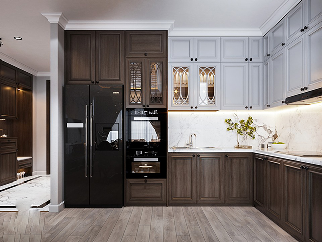 Thiết kế nội thất chung cư tân cổ điển 2 phòng ngủ tại Hoàng Mai