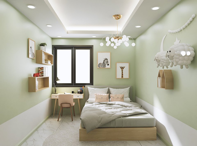 Thiết kế chung cư Hoàng Mai theo phong cách hiện đại, sang trọng