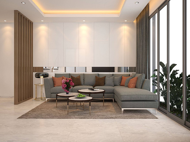 Thiết kế nội thất biệt thự hiện đại 3 tầng ở Dương Nội 51m2 ở Dương Nội