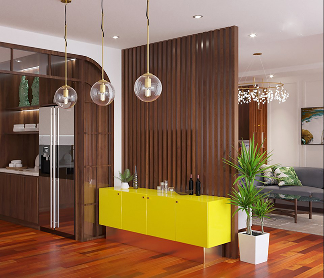 Thiết kế chung cư phong cách hiện đại ở Gamuda với sự kết hợp nội thất đa dạng