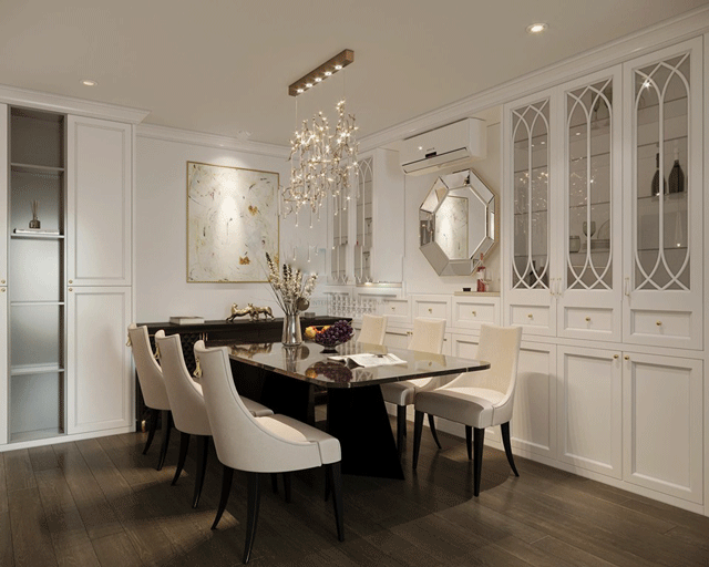 Dự án Thiết kế nội thất căn hộ chung cư tại Nguyễn Xiển, mang hướng Đông Nam