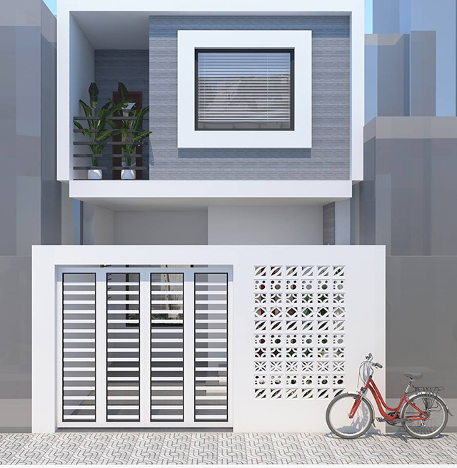 Thiết kế nội thất nhà liền kề hiện đại 2.5 tầng ở Dương Nội 