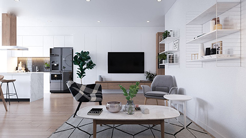 Dự án Thiết kế chung cư 86m2 ở Gamuda theo phong cách Scandinavian