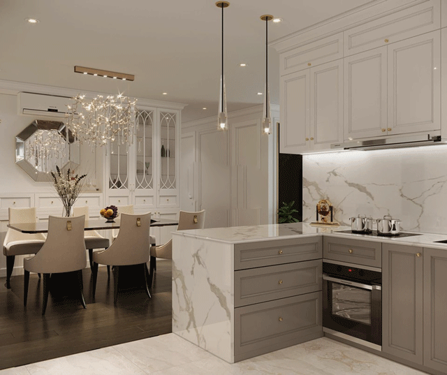 Thiết kế nội thất căn hộ chung cư tại Nguyễn Xiển, mang hướng Đông Nam