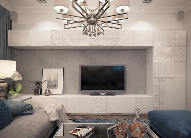 Thiết kế nội thất biệt thự 90m2 ở Nam An Khánh theo phong cách Tân cổ điển