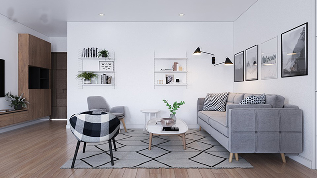 Thiết kế chung cư 86m2 ở Gamuda theo phong cách Scandinavian