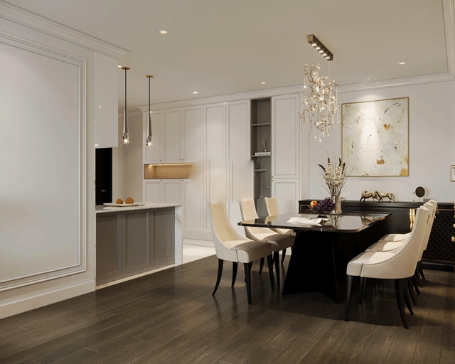 Thiết kế nội thất căn hộ chung cư tại Nguyễn Xiển, mang hướng Đông Nam