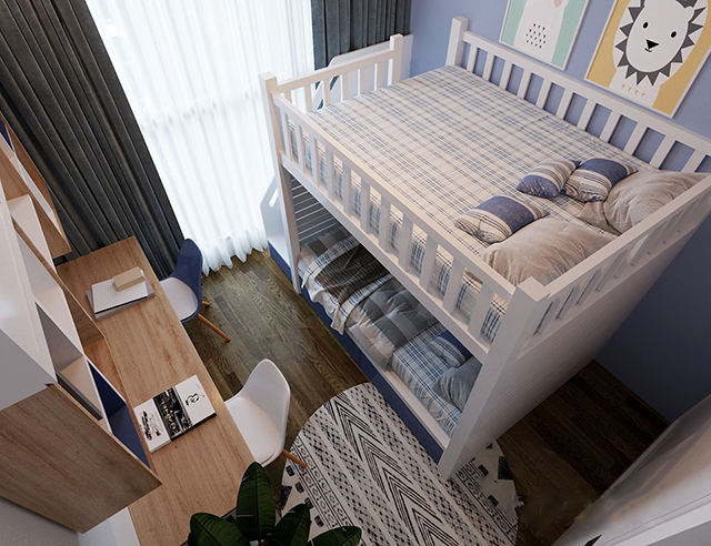 Thiết kế nội thất chung cư 83m2 hiện đại ở Hoàng Mai