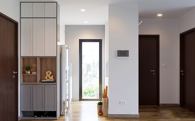 Thiết kế nội thất chung cư 83m2 hiện đại ở Hoàng Mai