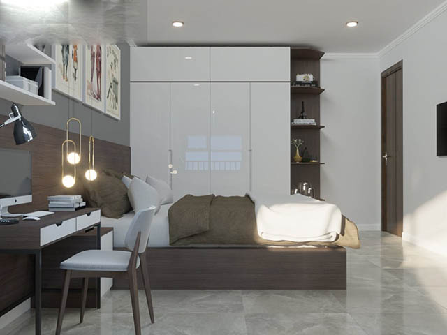 Thiết kế chung cư Thanh Xuân mang phong cách thiết kế hiện đại nhã nhặn