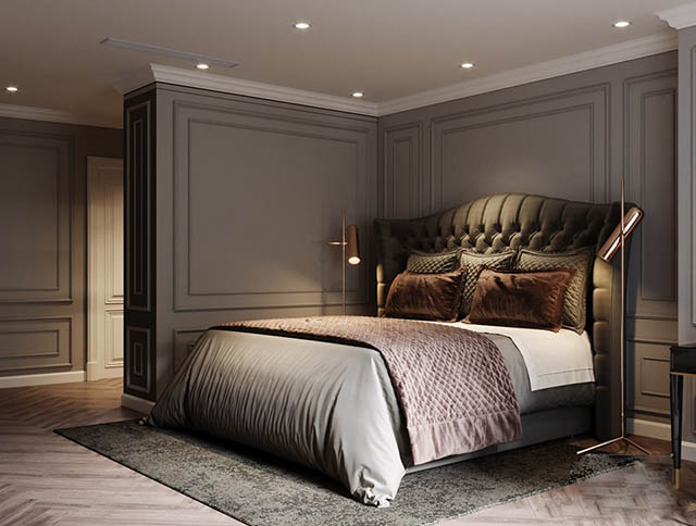 Thiết kế biệt thự An Lạc Green Symphony mang phong cách thiết kế tân cổ điển 3 tầng