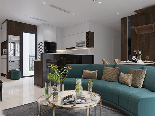 Thiết kế nội thất chung cư Gamuda 82.6m2