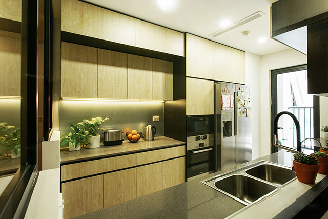 Thiết kế chung cư Thanh Xuân mang phong cách thiết kế hiện đại với diện tích 67.8m2