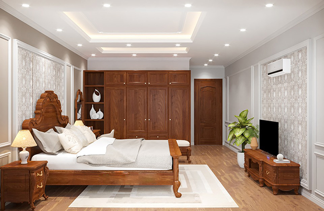 Thiết kế biệt thự Thanh Xuân mang phong cách thiết kế tân cổ điển 3 tầng