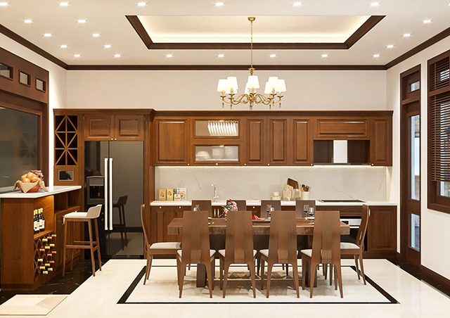 Thiết kế biệt thự Thanh Xuân mang phong cách thiết kế tân cổ điển 3 tầng