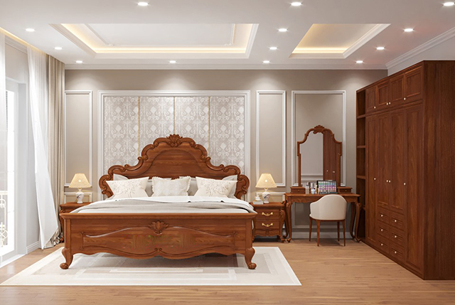 Thiết kế biệt thự Thanh Xuân mang phong cách thiết kế tân cổ điển 3 tầng