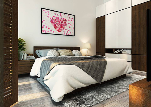 Thiết kế nhà liền kề 2 tầng theo phong cách hiện đại ở Dương Nội