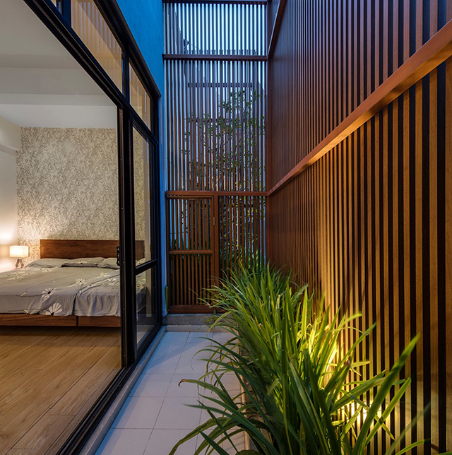 Thiết kế nhà liền kề Nguyễn Xiển mang phong cách thiết kế hiện đại ấm áp
