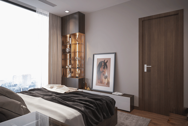 Thiết kế căn hộ chung cư mang tone màu trung tính ấm cúng sang trọng tại Thanh Xuân