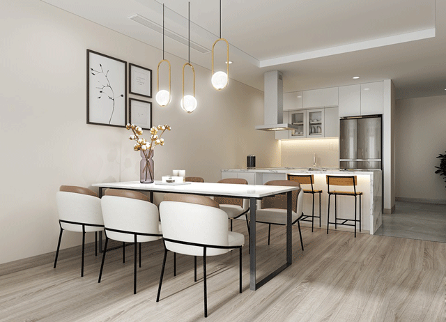 Thiết kế nội thất căn hộ có hướng đông bắc tại Nguyễn Xiển