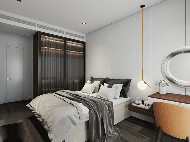 Thiết kế nội thất căn hộ mang phong cách hiện đại, đơn giản tại Nguyễn Xiển