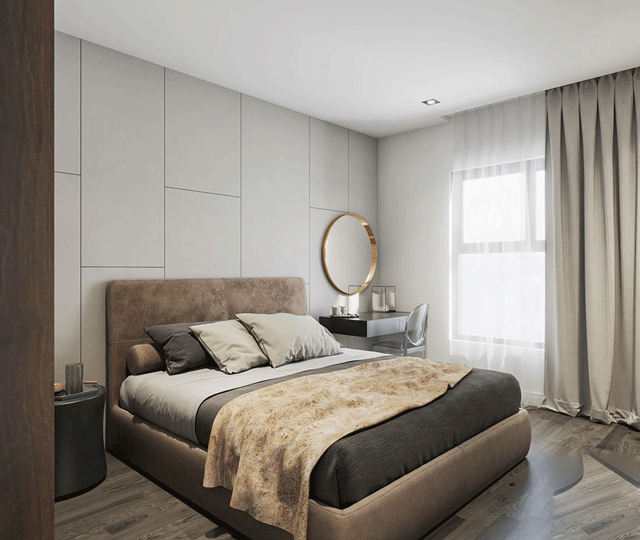 Thiết kế nội thất căn hộ mang phong cách hiện đại, đơn giản tại Nguyễn Xiển
